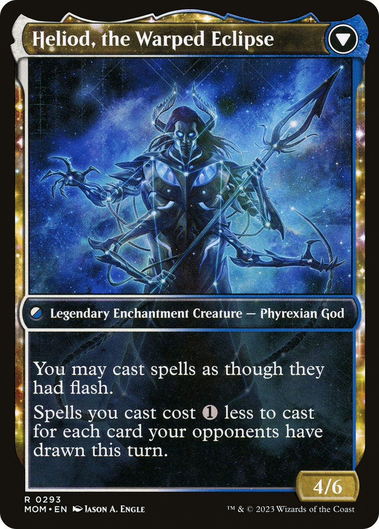 Heliod, the Radiant Dawn (Showcase) (MOM-293) - March of the Machine: (Showcase, enchantment) Foil