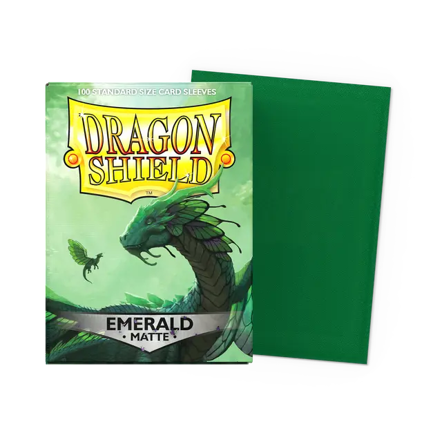 Dragon Shield - Émeraude - Pochettes mates - Taille standard