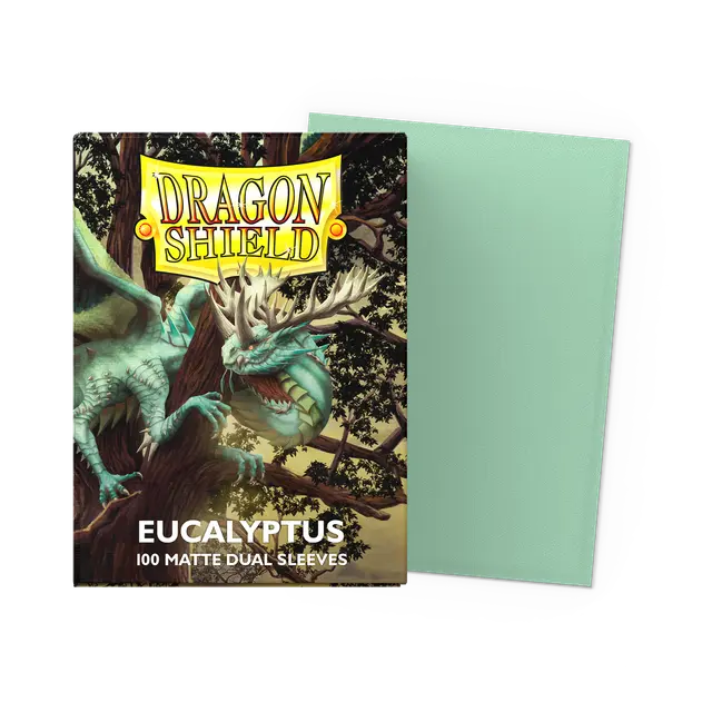 Dragon Shield - Eucalyptus 'Lehel' - Pochettes doubles mates - Taille standard