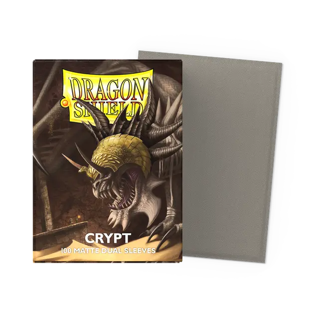 Dragon Shield - Crypt - Pochettes doubles mates - Taille standard