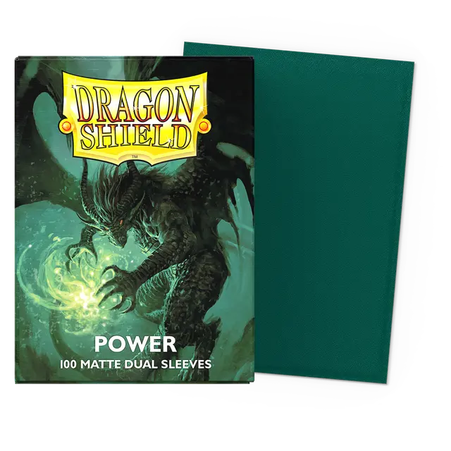 Dragon Shield - Power - Pochettes doubles mates - Taille standard