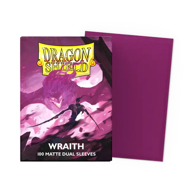Dragon Shield - Wraith - Pochettes doubles mates - Taille standard