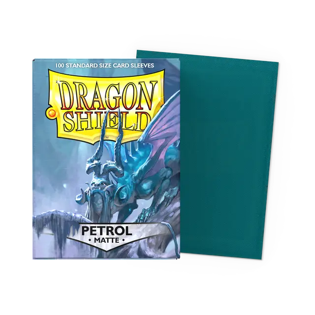 Dragon Shield - Petrol - Pochettes mates - Taille standard