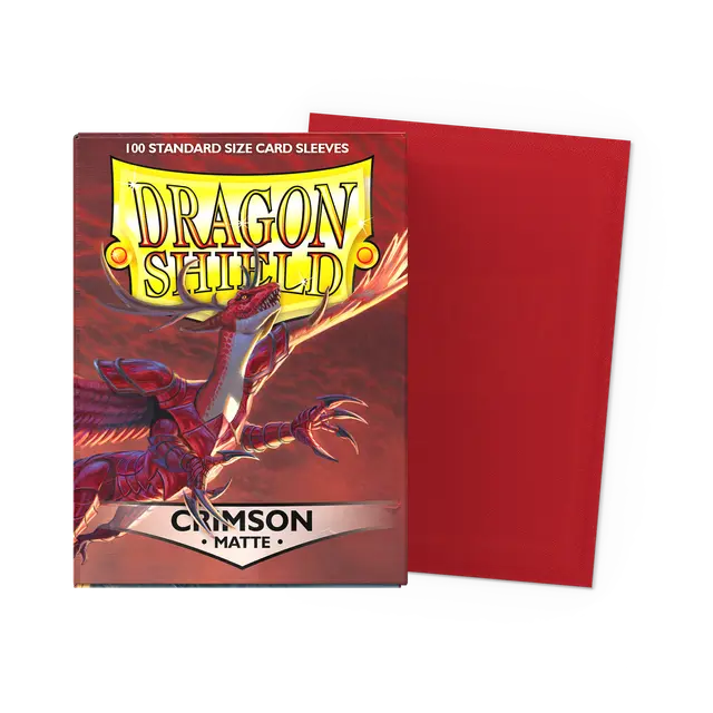 Dragon Shield - Crimson - Pochettes mates - Taille standard