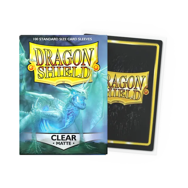 Dragon Shield - Transparent - Pochettes mates - Taille standard