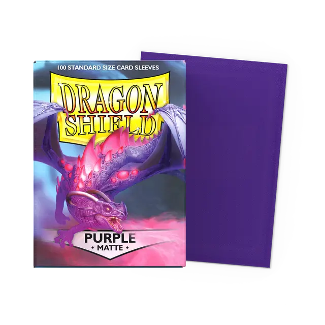 Dragon Shield - Violet - Pochettes mates - Taille standard