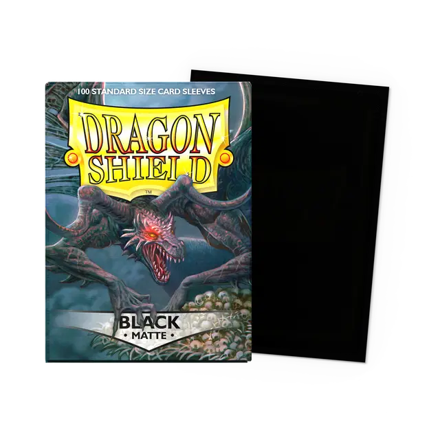 Dragon Shield - Noir - Pochettes mates - Taille standard