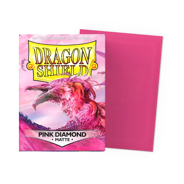 Dragon Shield - Pink Diamond - Pochettes mates - Taille standard