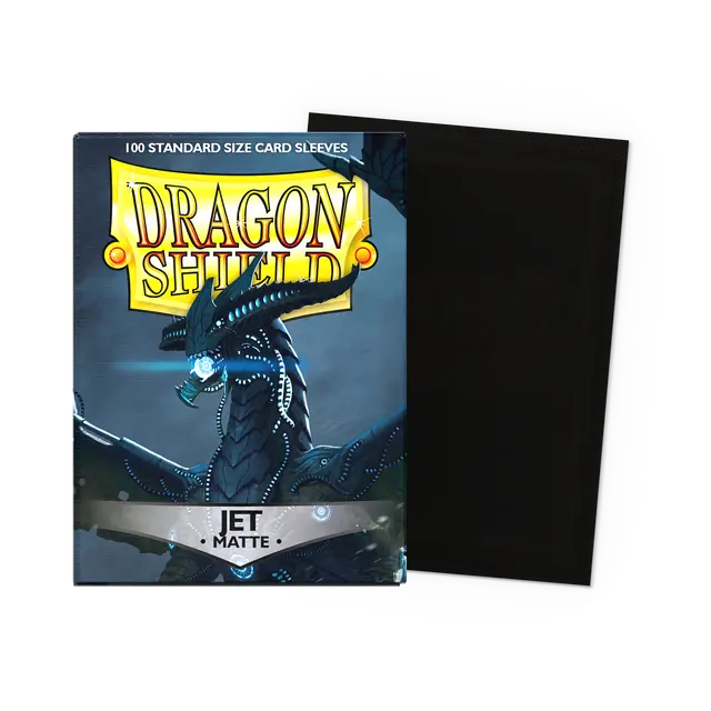 Dragon Shield - Jet - Pochettes mates - Taille standard