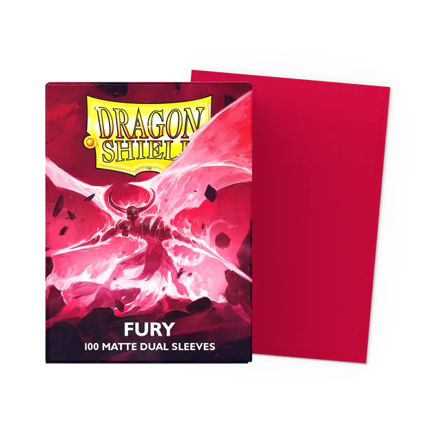 Dragon Shield - Fury - Pochettes doubles mates - Taille standard