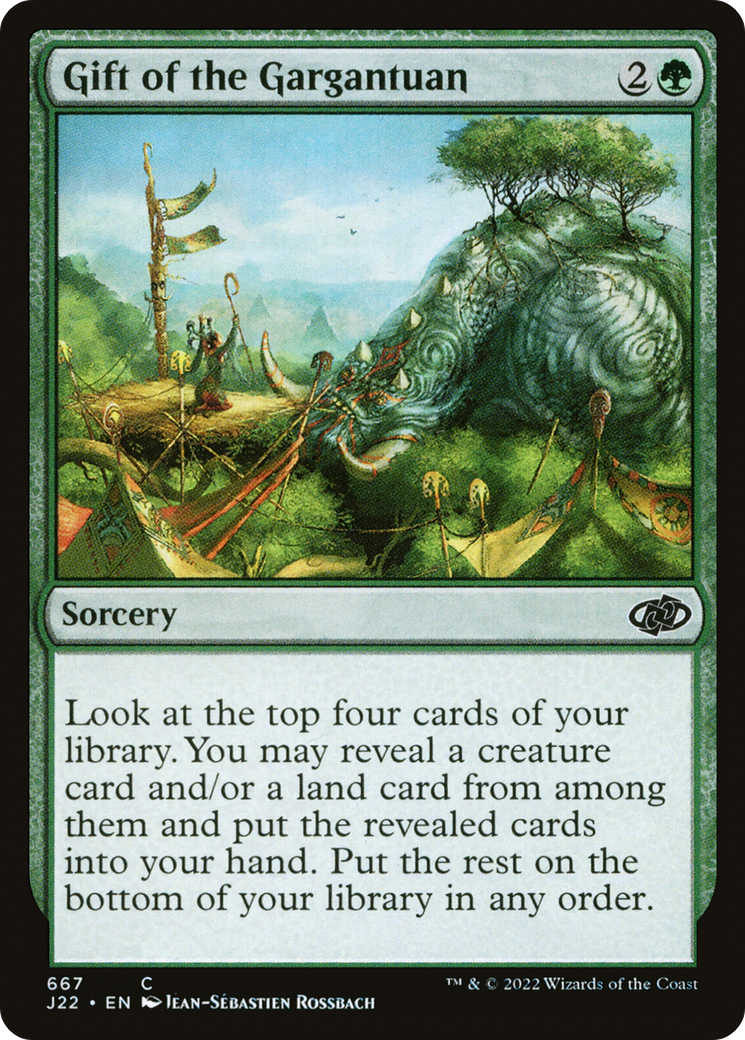 Le Don du Gargantuesque (J22-667) - Jumpstart 2022