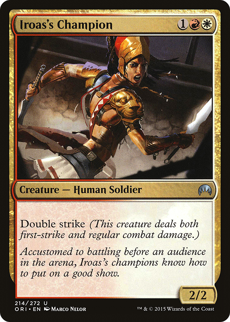 Iroas's Champion (ORI-214) - Magic Origins