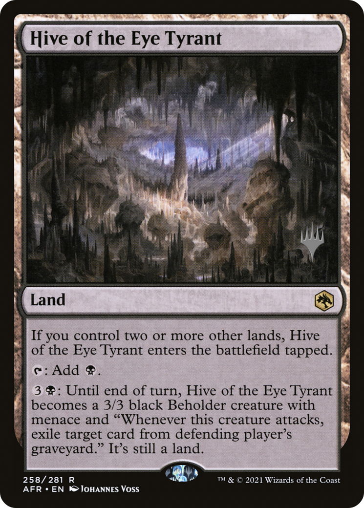 Hive of the Eye Tyrant (PPAFR-258P) - Adventures in the Forgotten Realms Promos Foil