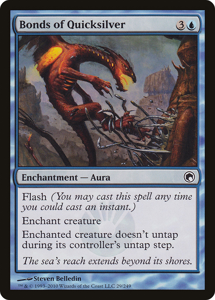 Liens de Vif-Argent (SOM-029) - Feuille des Cicatrices de Mirrodin