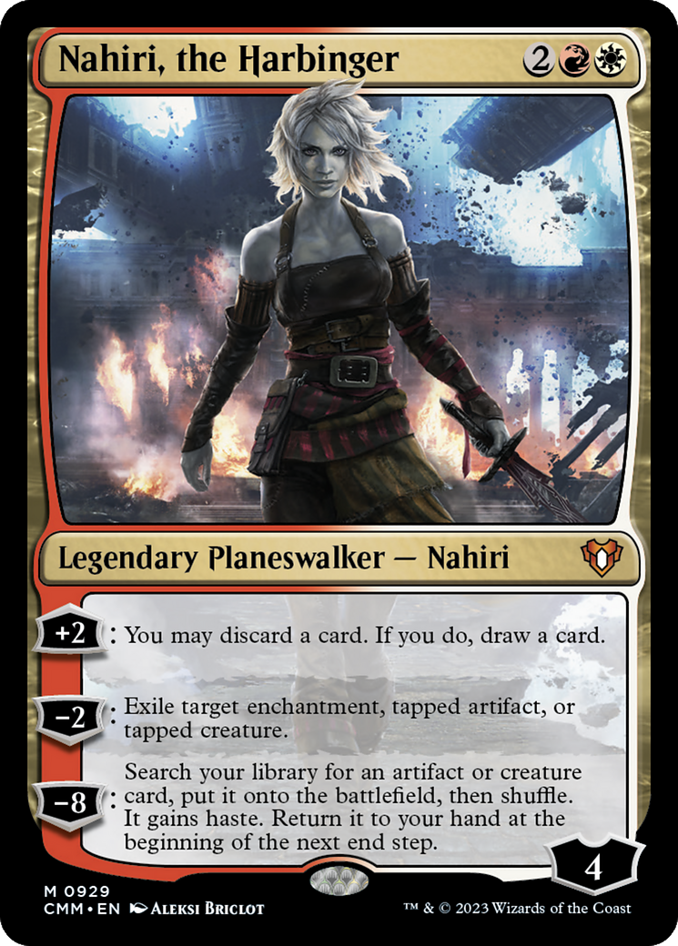 Nahiri, la messagère (CMM-929) - Commandant Masters