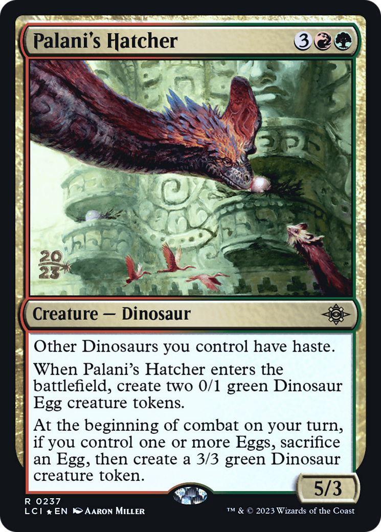 Palani's Hatcher (PRE-237) - The Lost Caverns of Ixalan Promos Foil