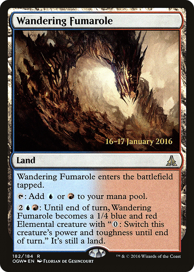 Wandering Fumarole (PRE-182S) - Oath of the Gatewatch Promos Foil
