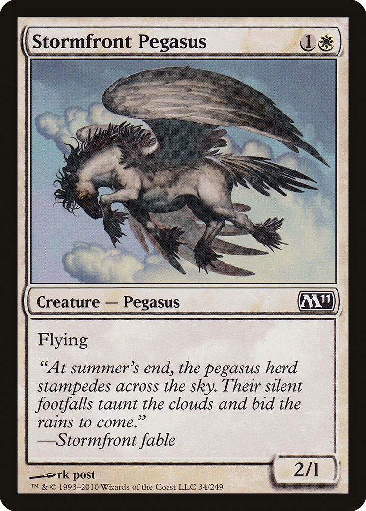 Stormfront Pegasus (M11-034) - Magic 2011 Foil