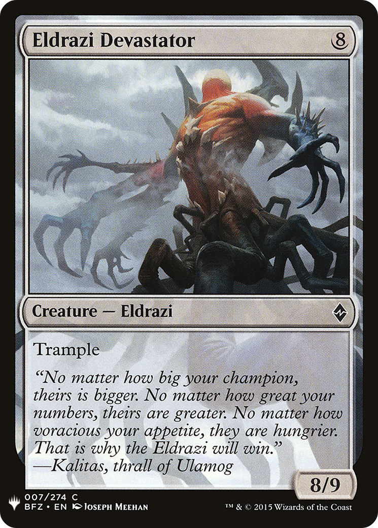 Eldrazi Devastator (LIST-007) - The List