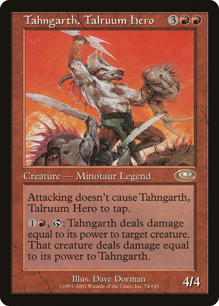 Tahngarth, Héros de Talruum (PLS-074) - Planeshift Foil