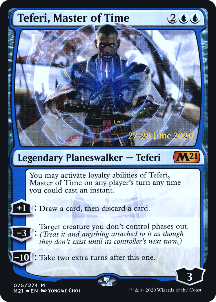 Teferi, Maître du Temps (PM21-75S) - Coffret de base 2021 Promos Foil