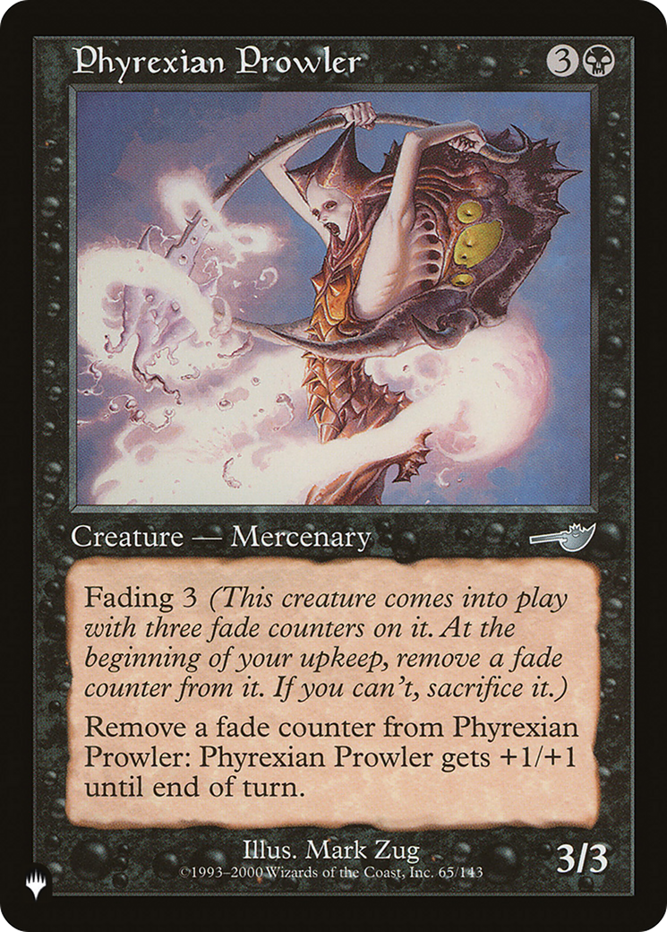Phyrexian Prowler (LIST-NEM-65) - The List
