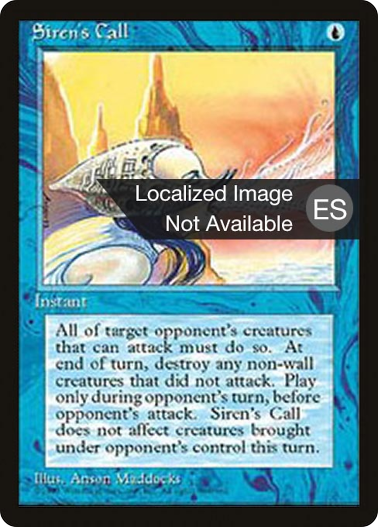 Siren's Call (4BB-) - Fourth Edition Foreign Black Border