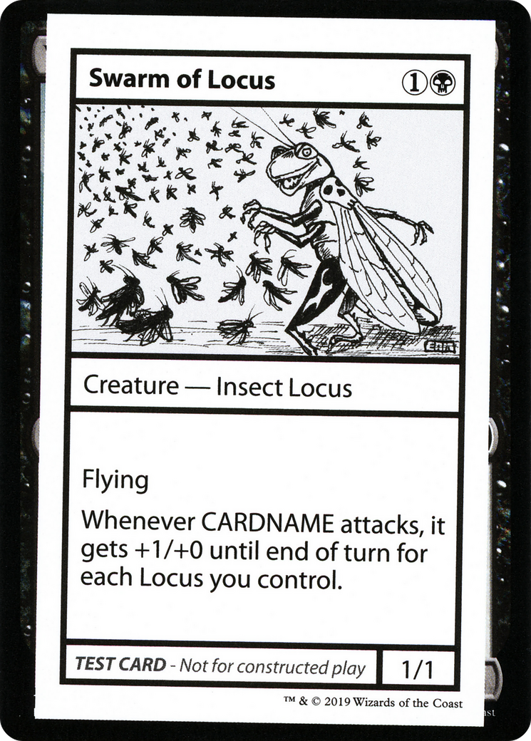 Swarm of Locus (No PW Symbol) (CMB1-) - Mystery Booster Playtest Cards 2021