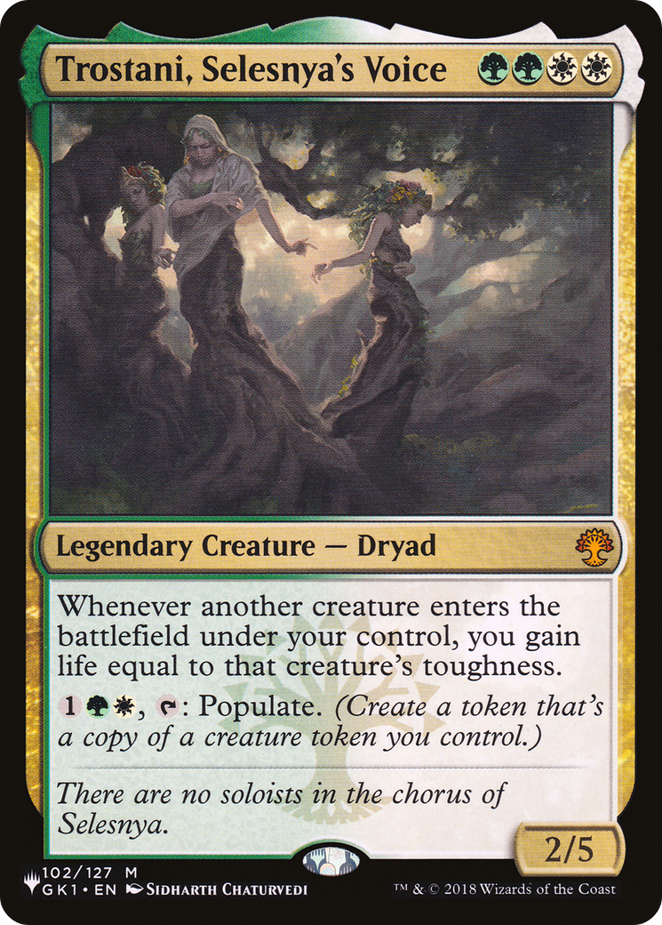 Trostani, la voix de Selesnya (PLST-GK1-102) - La liste