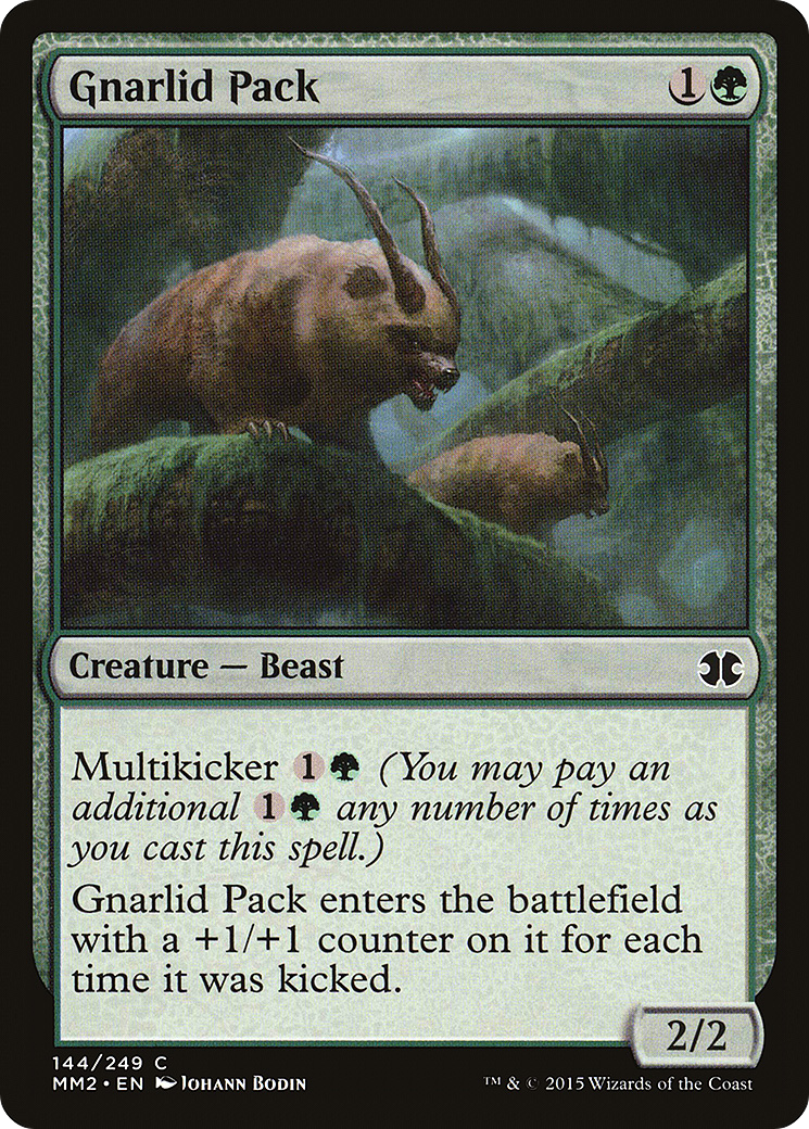 Gnarlid Pack (MM2-144) - Modern Masters 2015 Foil