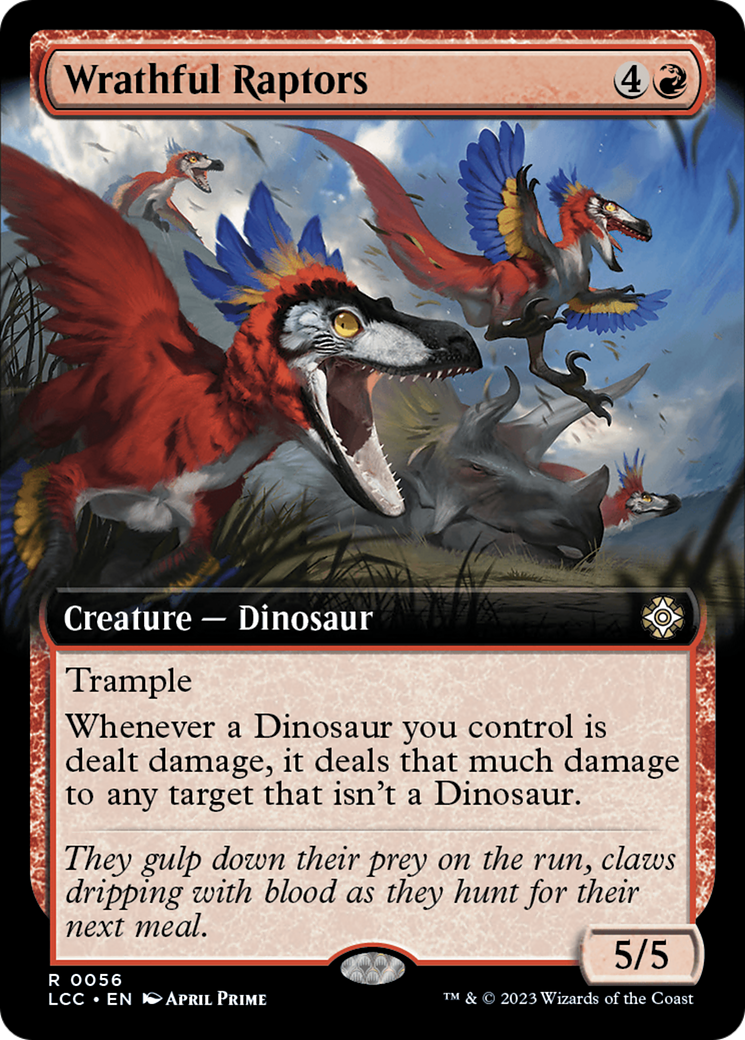 Rapaces courroucés (LCC-056) - Commandant des cavernes perdues d'Ixalan : (Illustration étendue)