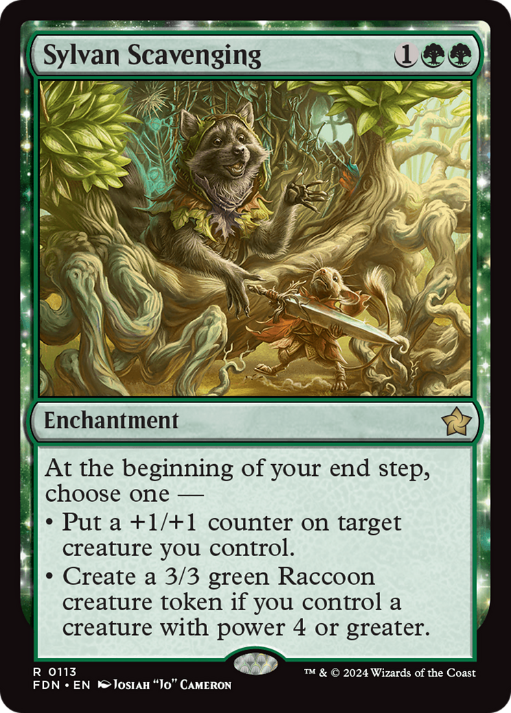 Sylvan Scavenging (FDN-113) - Feuille de fondations