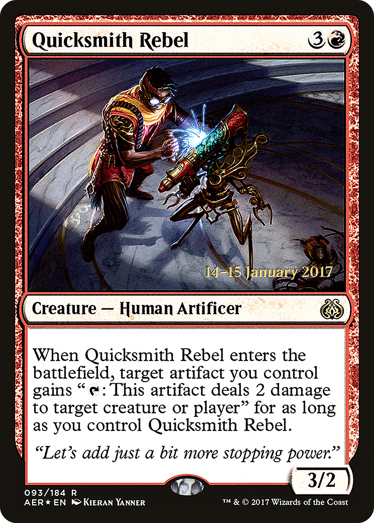 Quicksmith Rebel (PAER-93S) - Promotions Aether Revolt