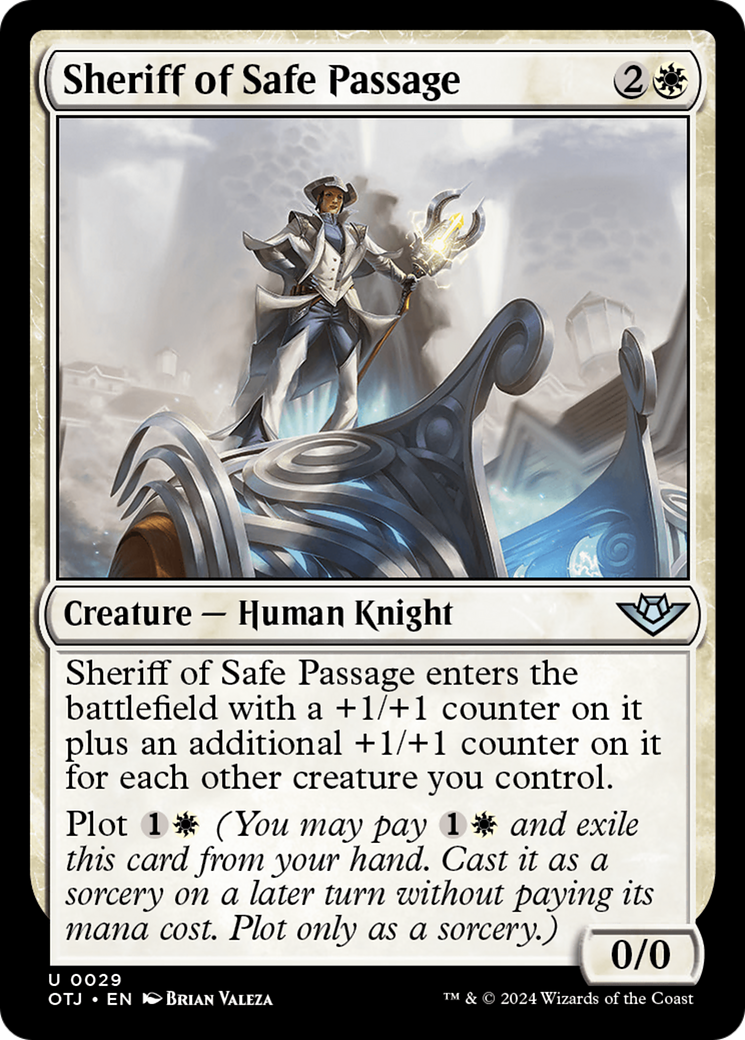 Shérif de Safe Passage (OTJ-029) - Hors-la-loi de Thunder Junction