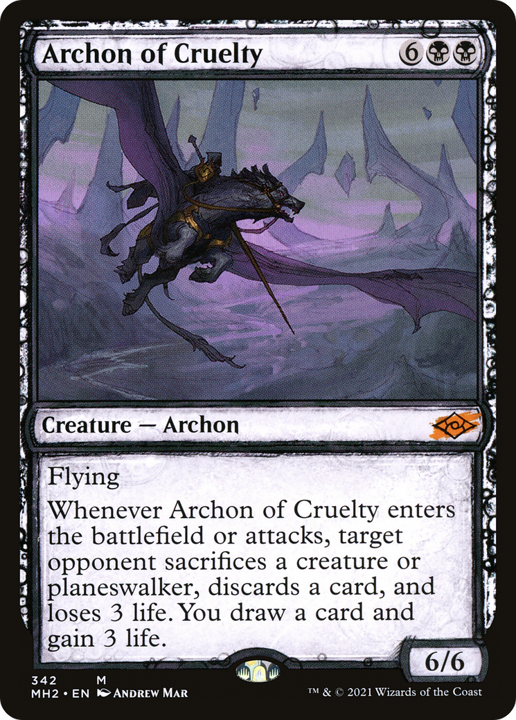 Archon of Cruelty (Showcase) (MH2-342) - Modern Horizons 2: (Showcase)