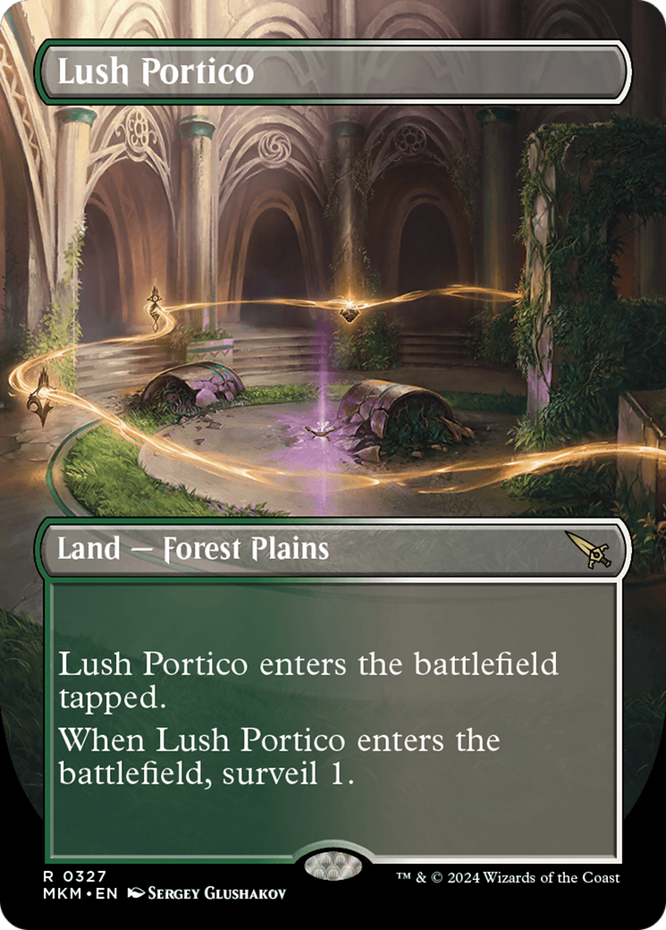 Lush Portico (Borderless) (MKM-327) - Murders at Karlov Manor (Borderless) Foil