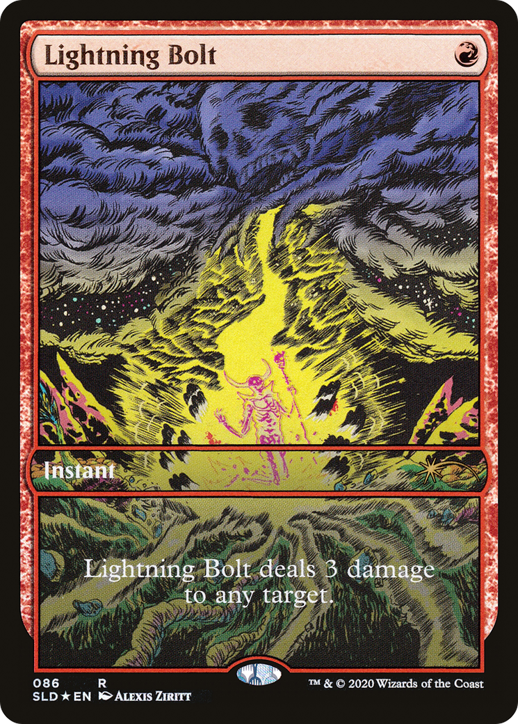 Lightning Bolt (086) (SLD-086) - Secret Lair Drop Foil