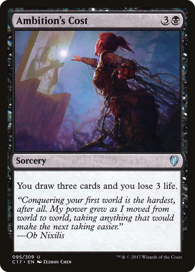 Le coût de l'ambition (C17-095) - Commander 2017