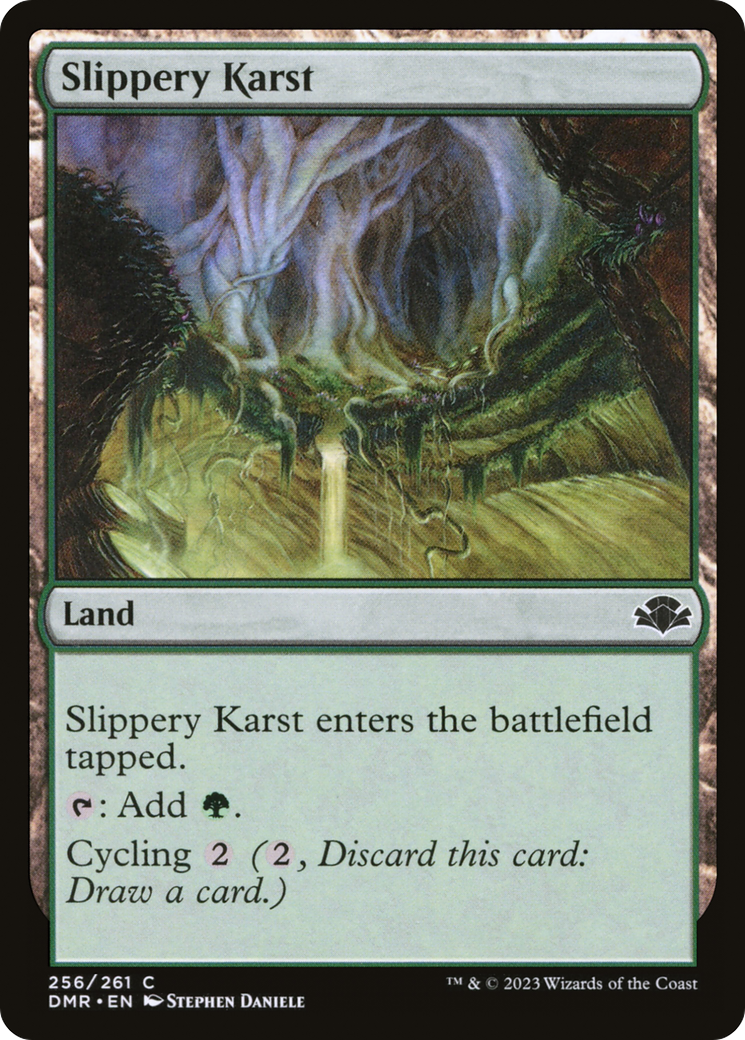 Slippery Karst (DMR-256) - Dominaria Remastered Foil