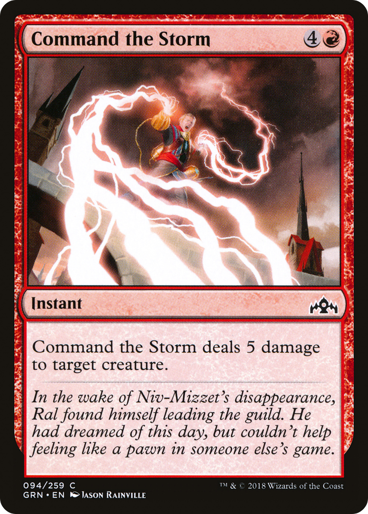 Command the Storm (GRN-094) - Guilds of Ravnica Foil