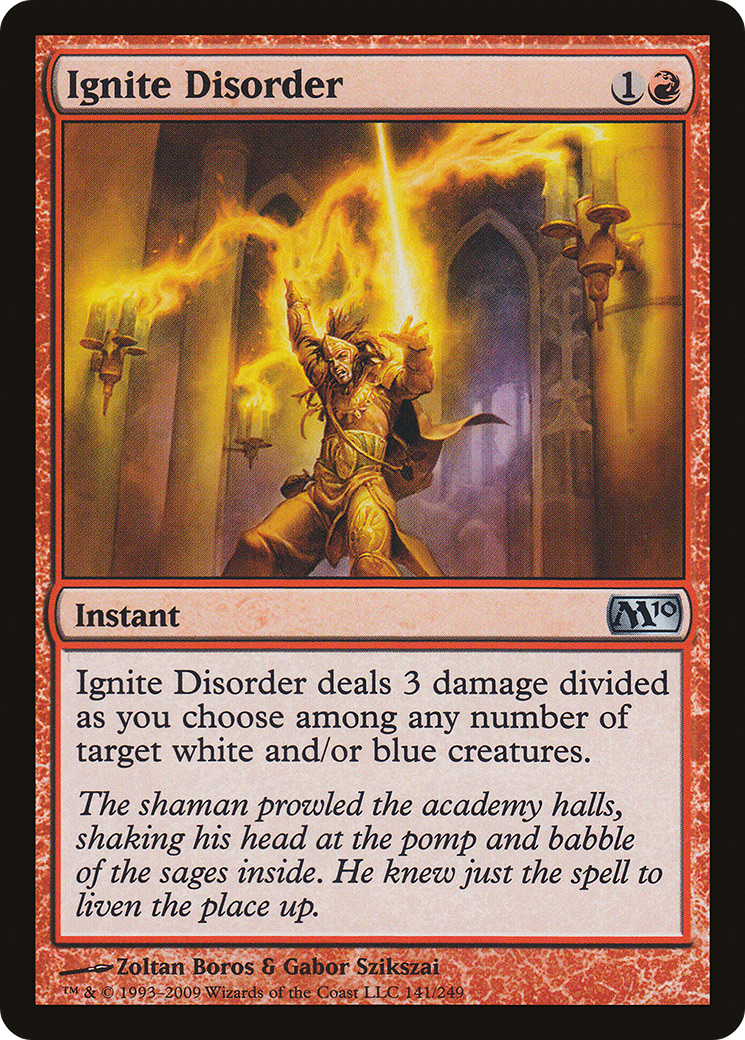 Ignite Disorder (M10-141) - Magic 2010 Foil