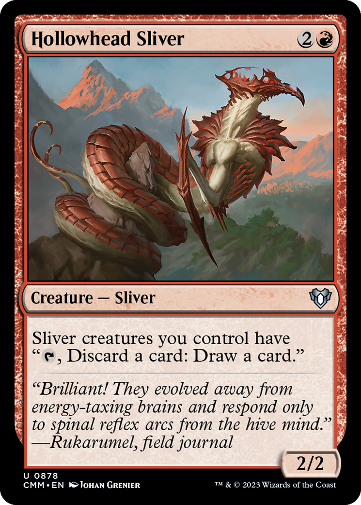 Hollowhead Sliver (CMM-878) - Commander Masters