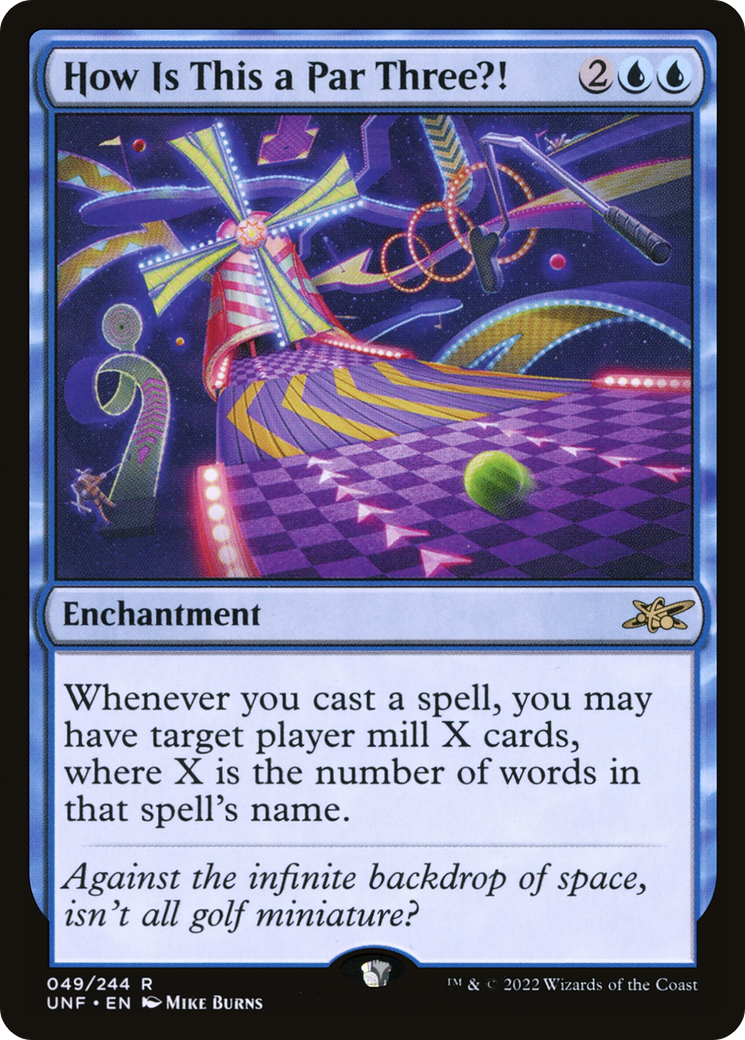 Comment est-ce un Par 3 ? (UNF-049) - Unfinity Foil