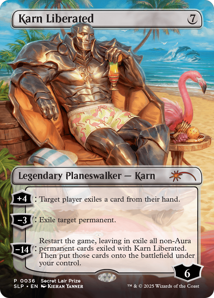 Karn Liberated (SLP-036) - Secret Lair Showdown (Borderless) Foil
