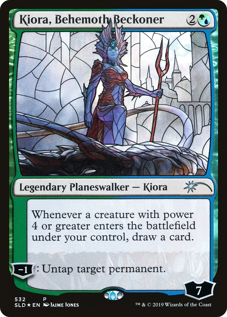 Kiora, Behemoth Beckoner (SLD-532) - Secret Lair Drop Foil