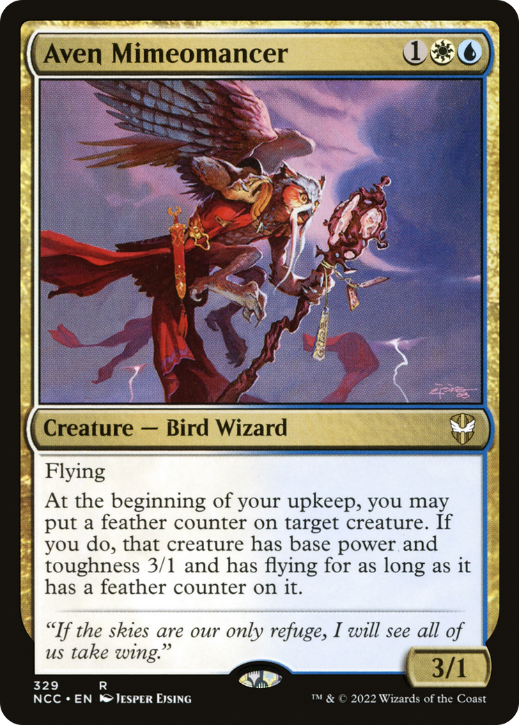 Aven Mimeomancer (NCC-329) – Nouveau commandant de Capenna