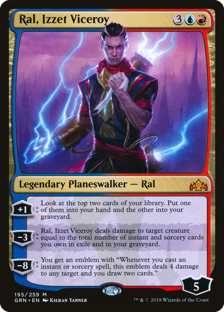 Ral, vice-roi d'Izzet (GRN-195) - Guildes de Ravnica