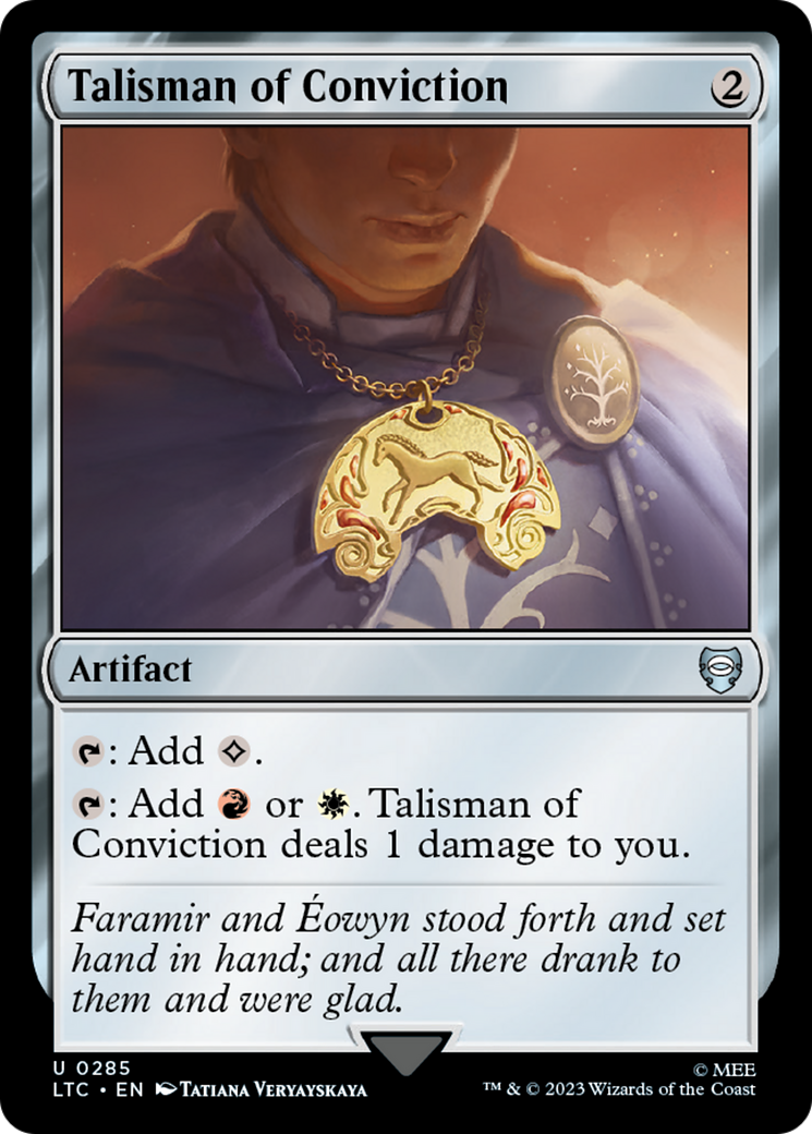 Talisman de conviction (LTC-285) - Contes du commandant de la Terre du Milieu