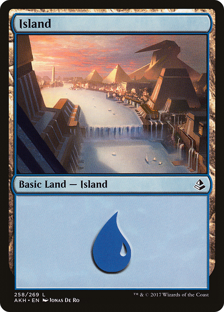 Île (AKH-258) - Feuille d'Amonkhet