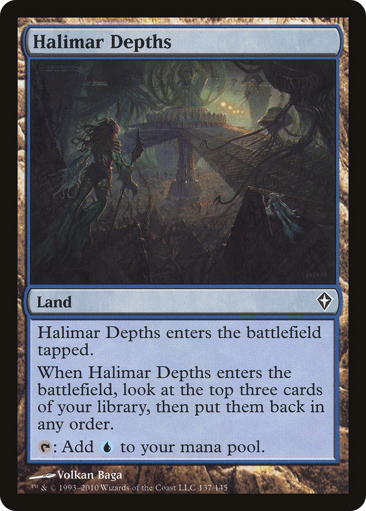 Profondeurs d'Halimar (WWK-137) - Worldwake Foil
